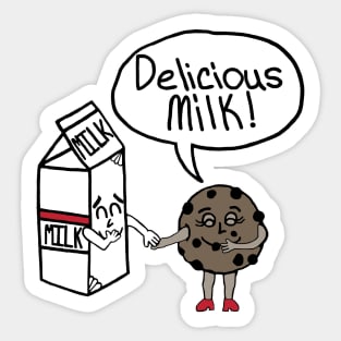 Delicious Milk Sticker